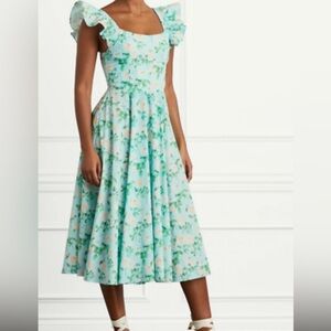 HILL HOUSE | Floral Daphne Dress | S